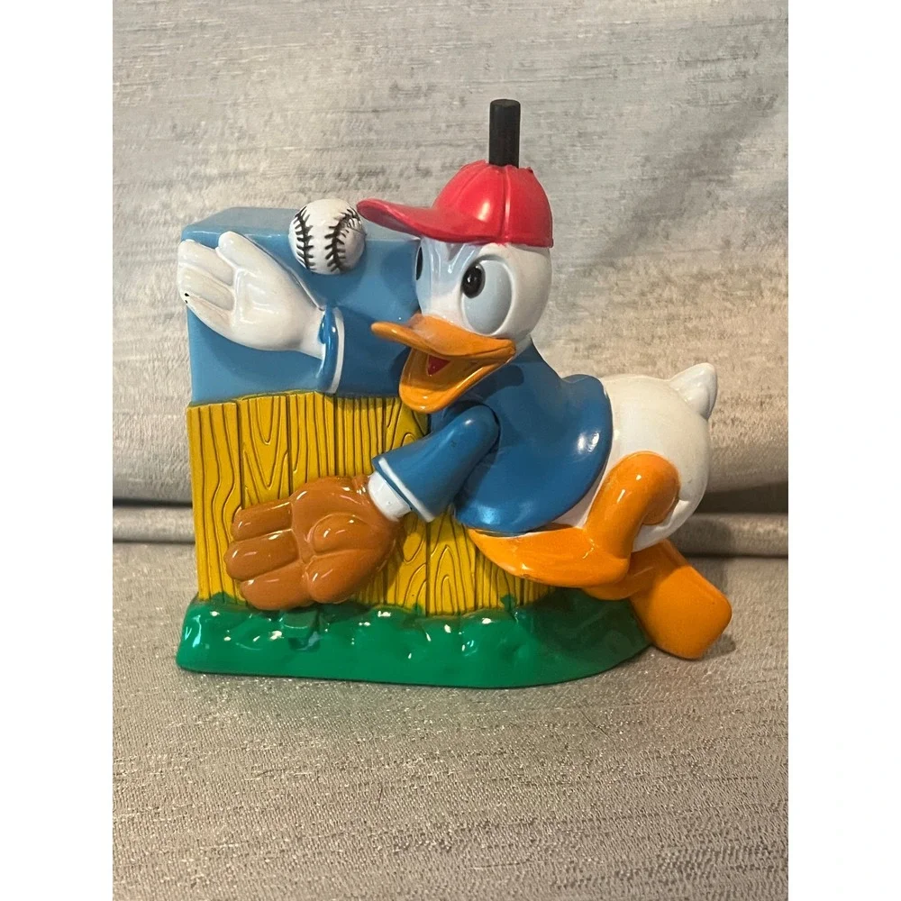 Vintage Disney Donald Duck Figurine Lot Baseball Sombrero Guitar PVC Figures